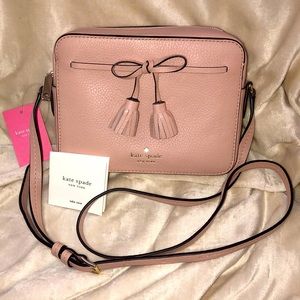 Auth NEW Kate Spade ♠️ Hayes Leather Camera Bag